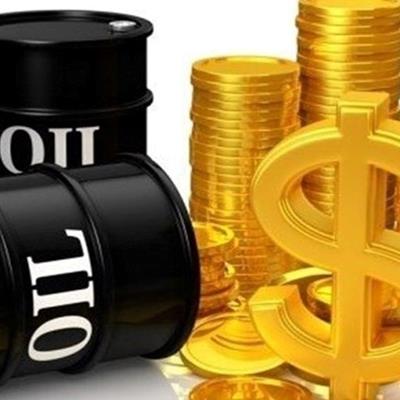 بهای نفت و طلا در بازار 